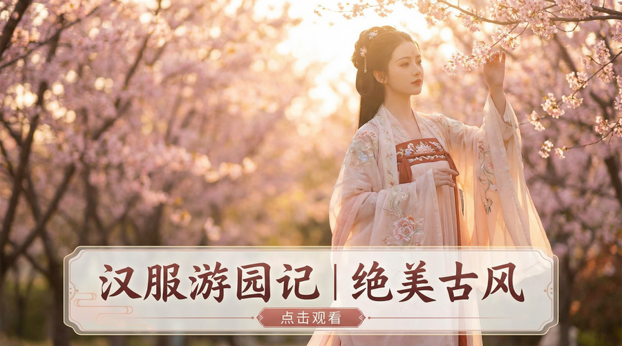 中出汉服古风视频