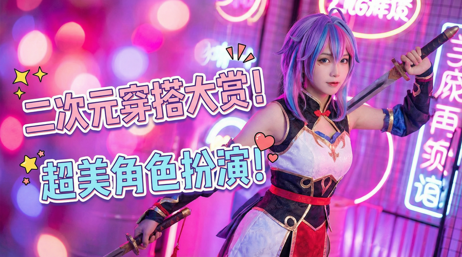 中出二次元cosplay视频